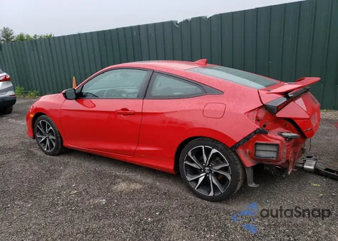 2017 Honda Civic Si z USA, uszkodzony, nr VIN 2HGFC3A54HH750037
